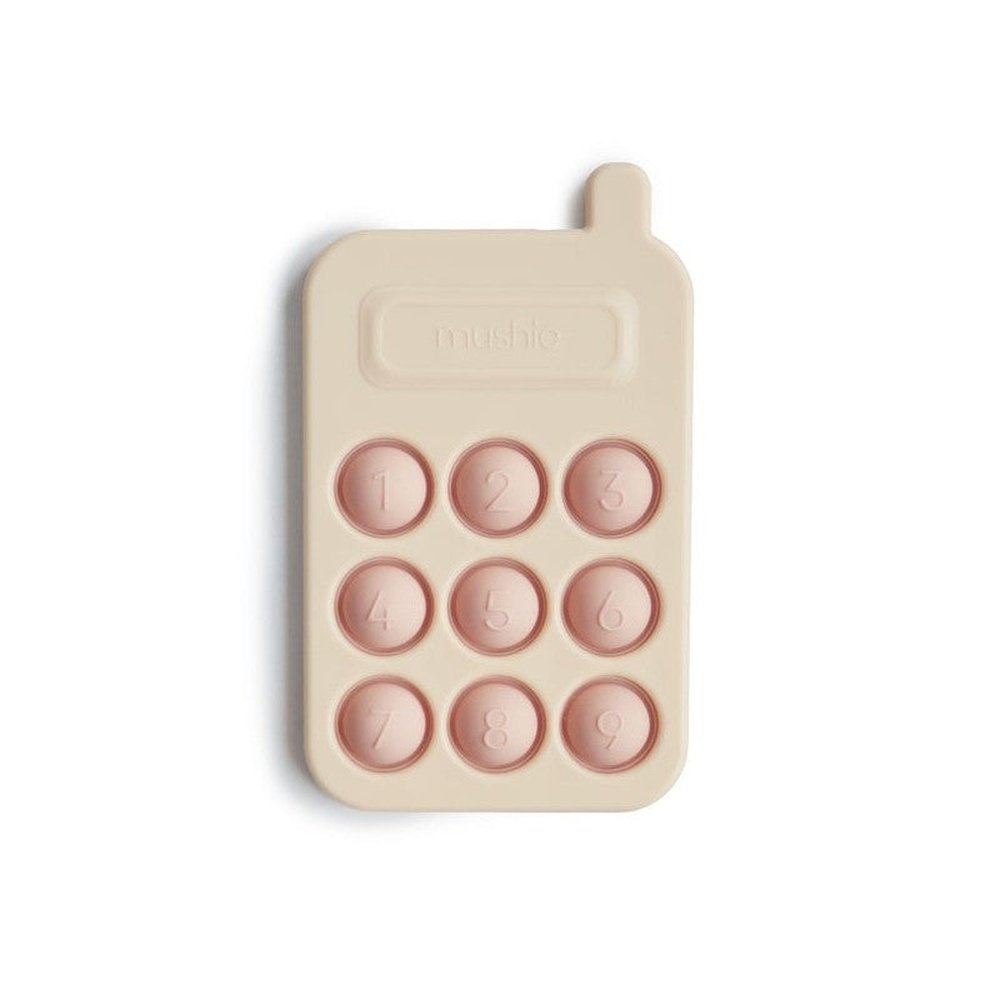 Mushie Press-Toy Telefoon - Blush