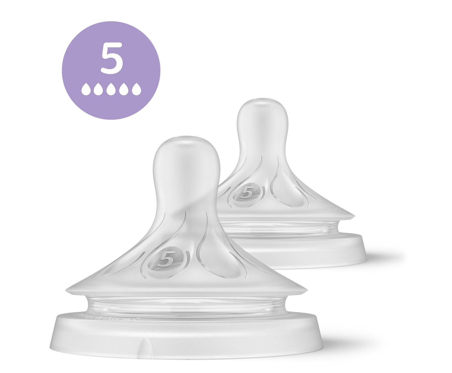 Philips Avent Natural Response Spenen 5 Extra Fast (6m+) – 2-Pack