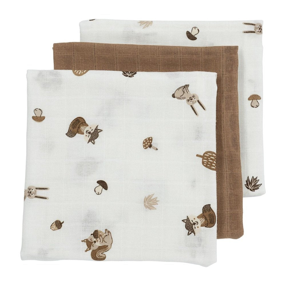 Hydrofiele Doeken - Forest Animals Toffee