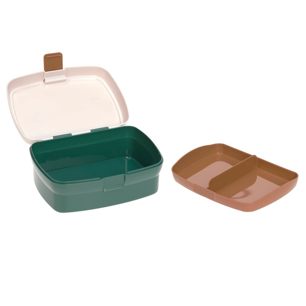 Lässig | Lunchset (Lunchbox / Brooddoos & Drinkfles) Little Gang - Smile Milky/Ocean Green