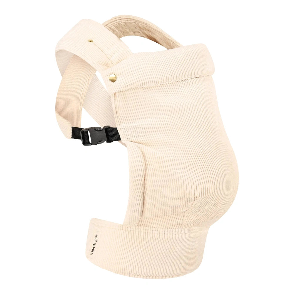 Monkose Draagzak - Heiwa Carrier - Corduroy Crème