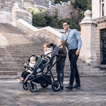 Thule Sleek Kinderwagen Aluminium / Midnight Black