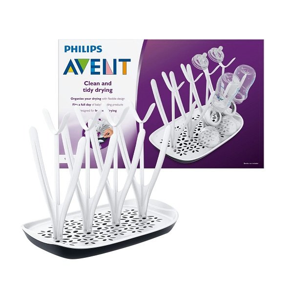 Philips Avent Afdruiprek – Droogrekje voor Flessen, Spenen en Accessoires – Hygiënisch & Ruimtebesparend
