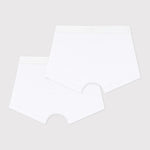 Petit Bateau Set Van 2 Witte Boxershorts