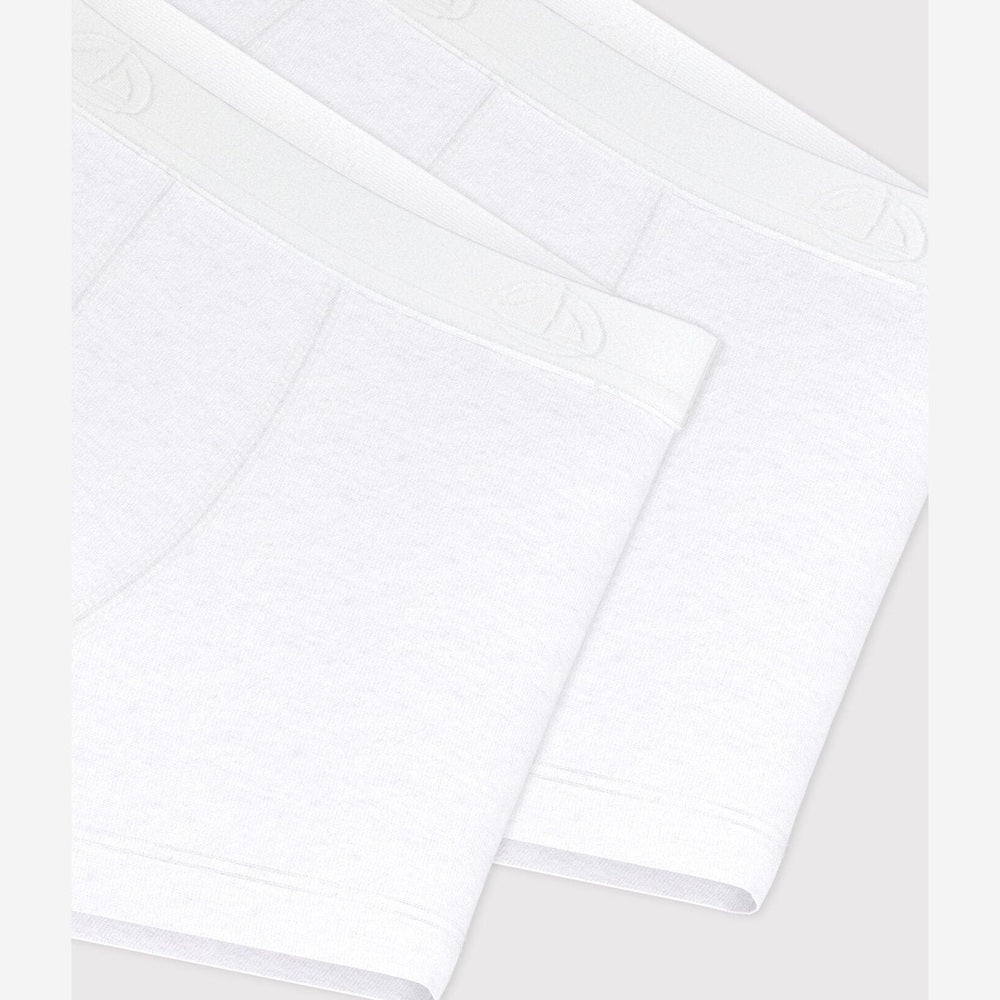Petit Bateau Set Van 2 Witte Boxershorts