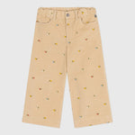 Petit Bateau Fluwelen Broek - Bloemetjes