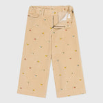 Petit Bateau Fluwelen Broek - Bloemetjes