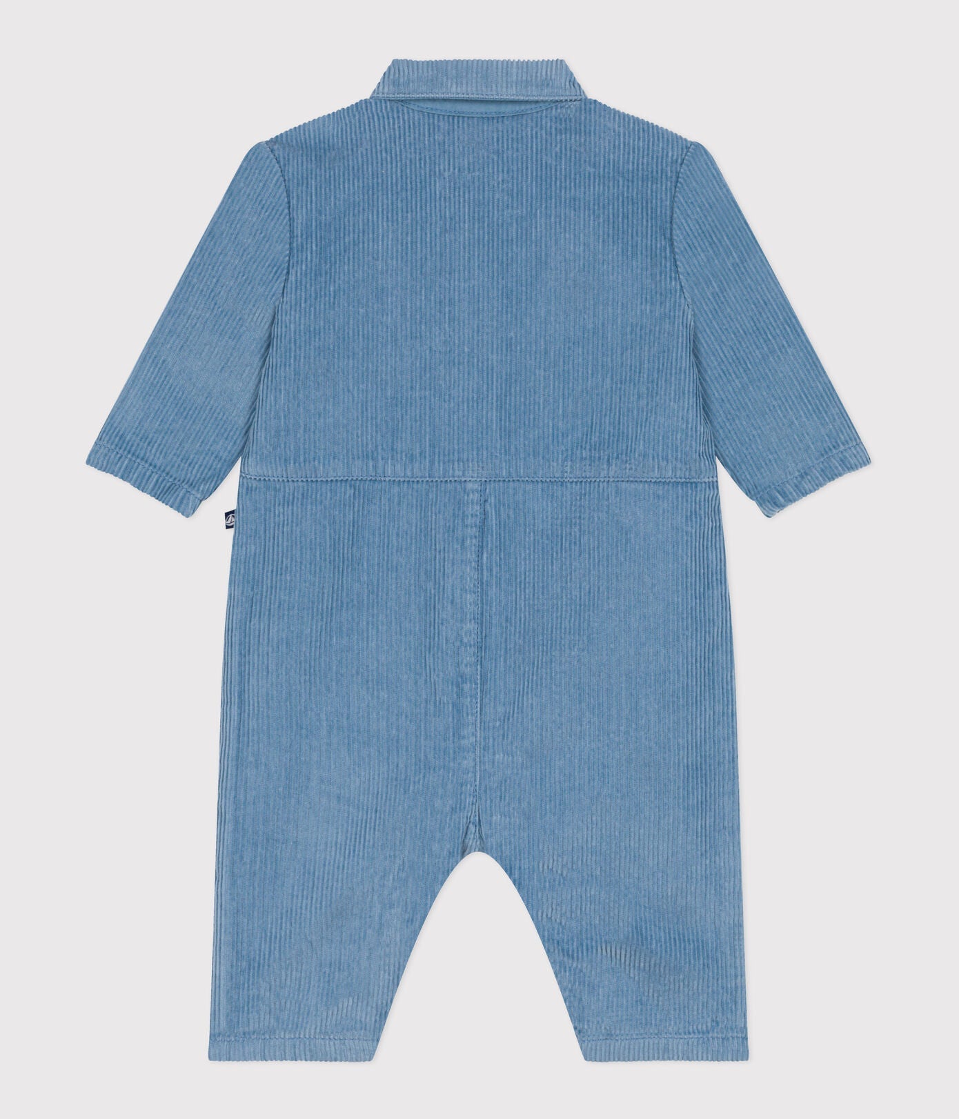 Petit Bateau Fluwelen Babypakje Lang - Blauw