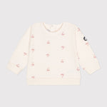 Petit Bateau Baby Sweatshirt Met Vintage Bootprint