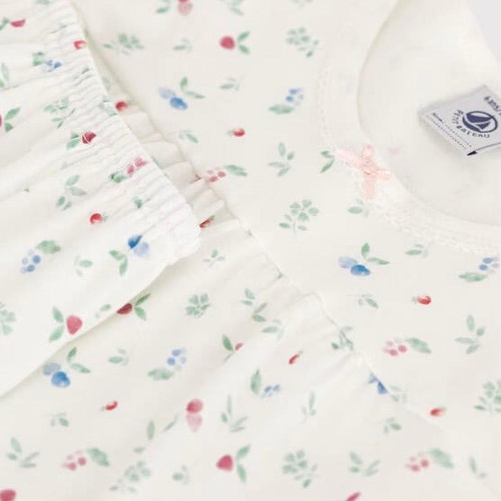 Petit Bateau Korte Katoenen Kinder Pyjama Met Vruchtenprint