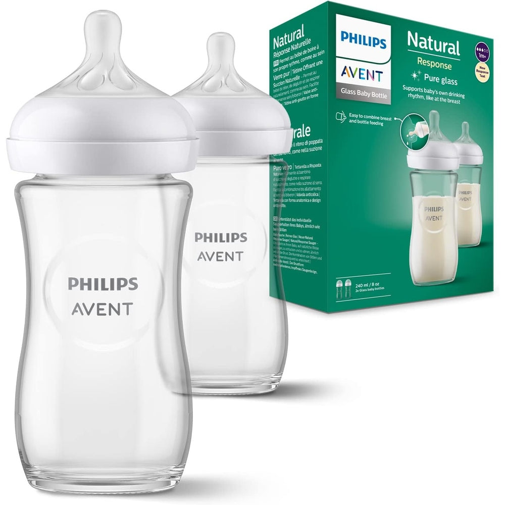 Avent Natural 3.0 Zuigfles 240 Ml Glas Duo