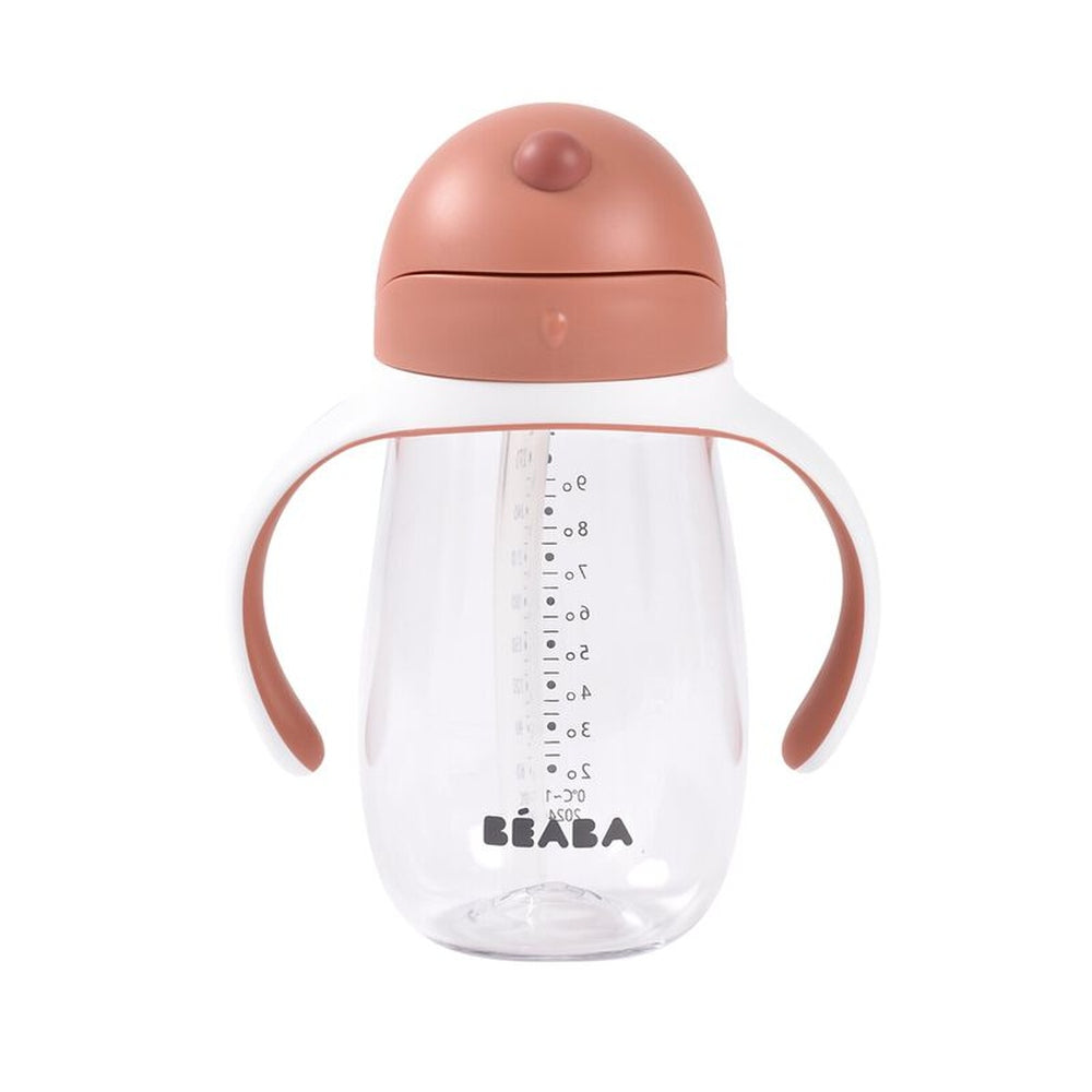 Béaba Drinkfles Met Rietje 300Ml - Terra Cotta