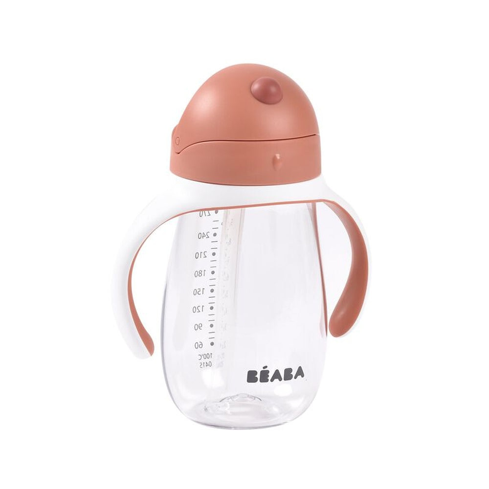 Béaba Drinkfles Met Rietje 300Ml - Terra Cotta