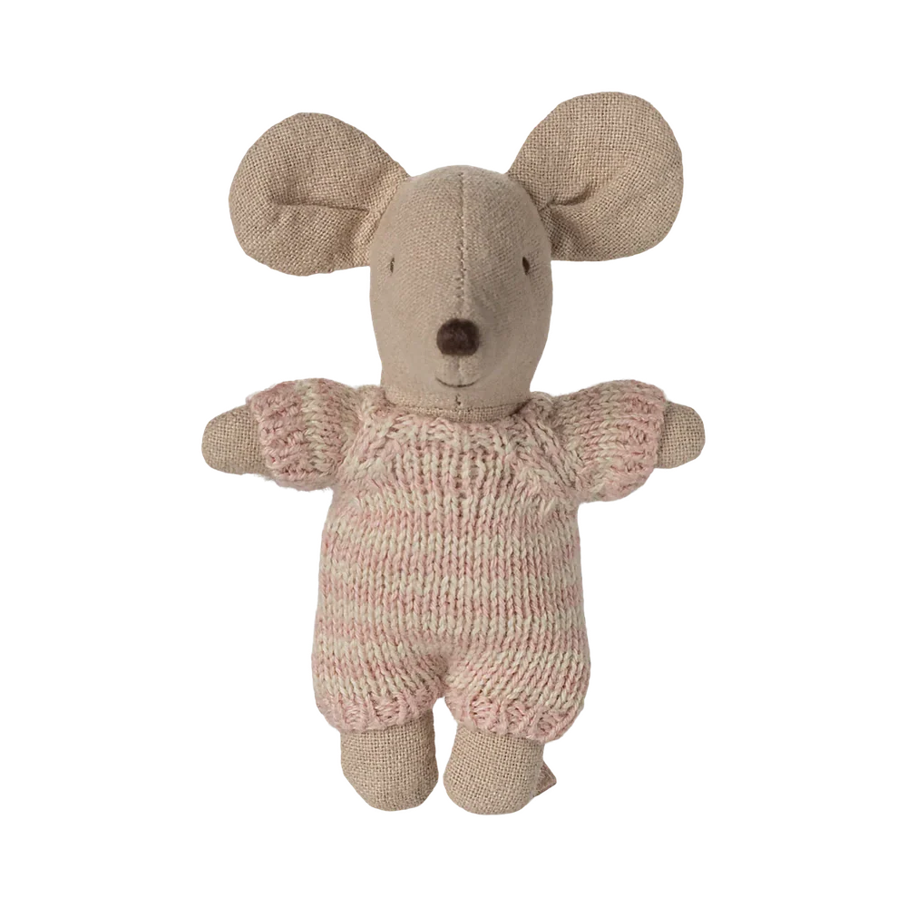 Maileg Babymuis In Reiswieg - Roos