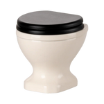 Maileg Toilet - Zwart/Wit