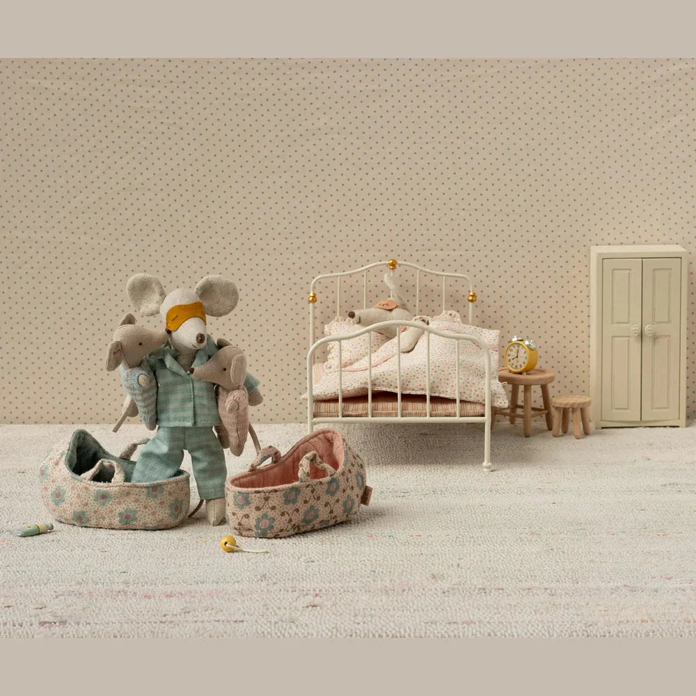 Maileg Babymuis In Reiswieg - Roos