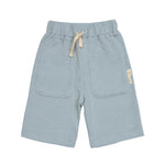 Lässig Shorts Waffle GOTS - Light Blue