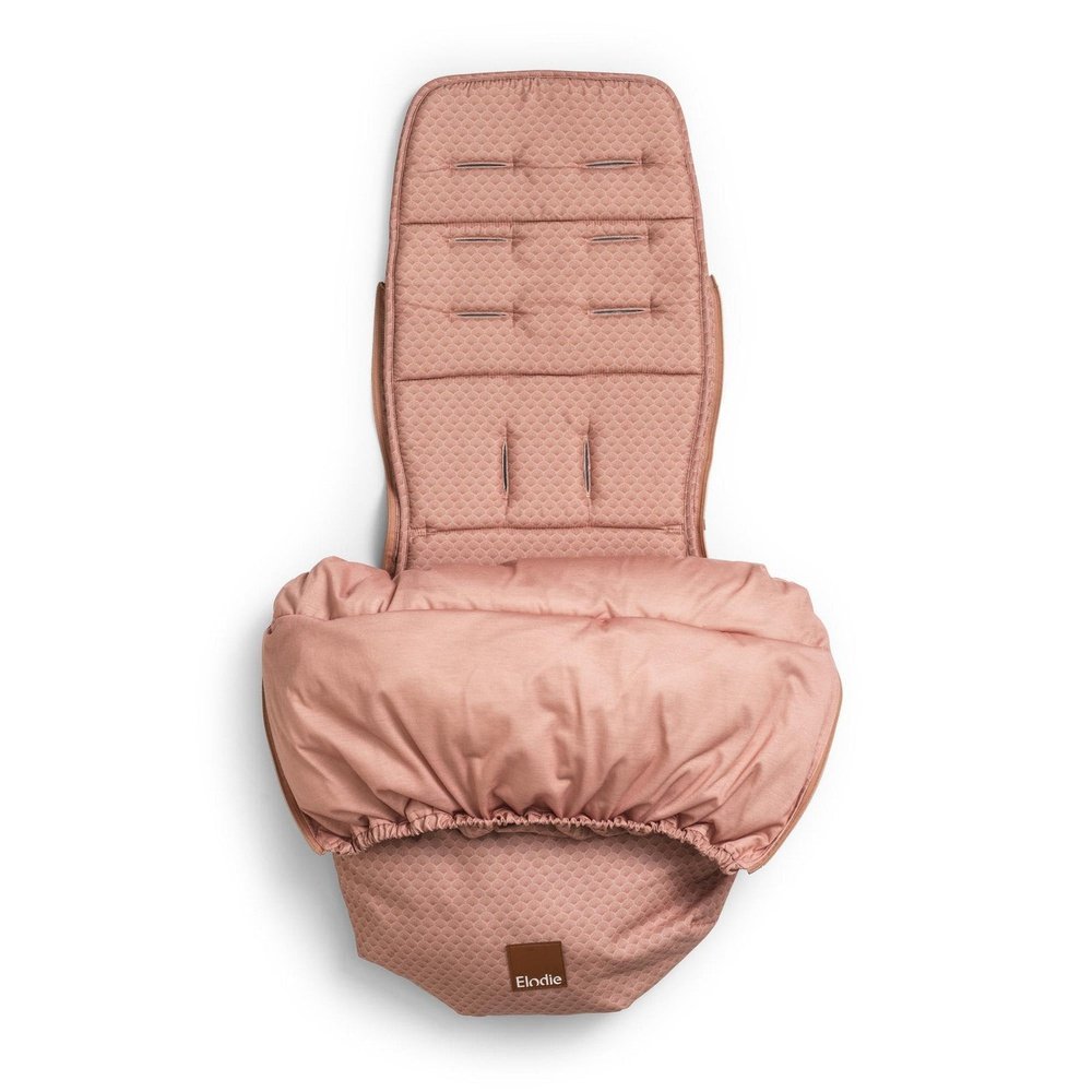 -IN- VOETENZAK EN INLEGKUSSEN BUGGY PINK NOUVEAU Babymatters