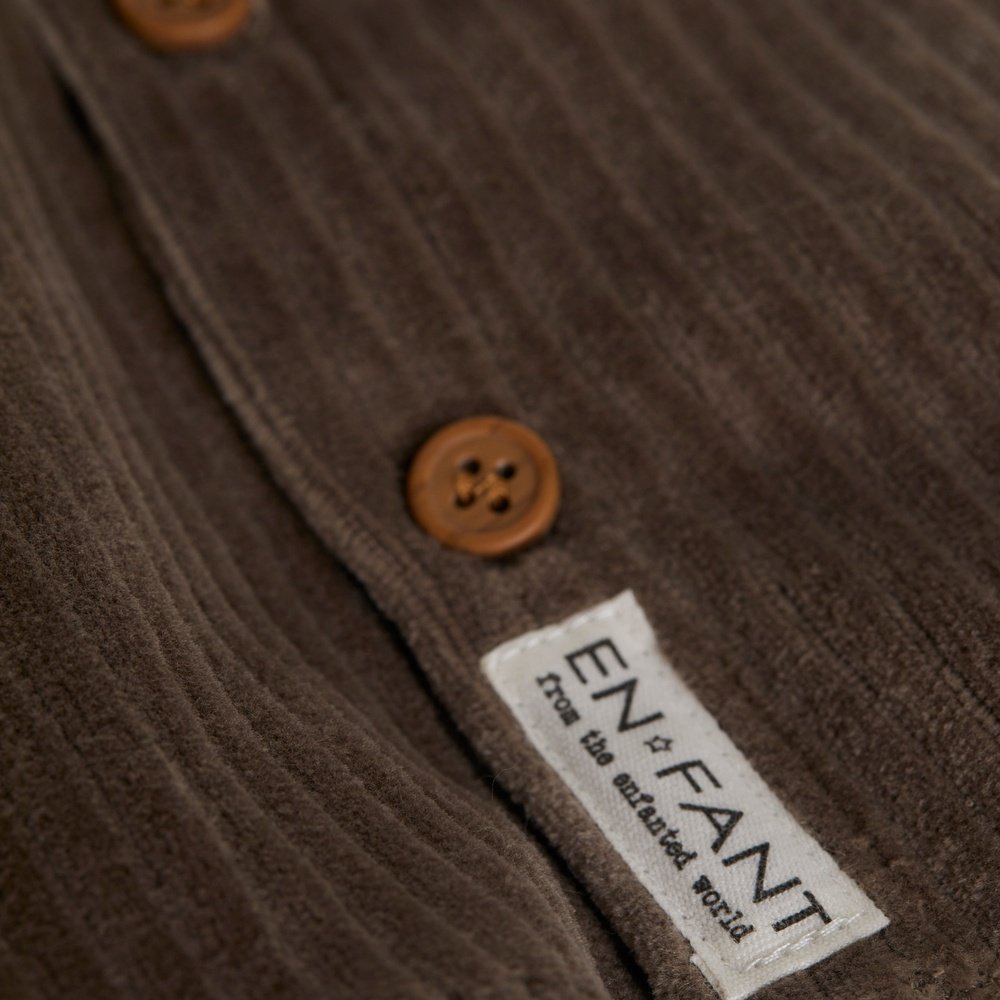 En Fant Baby Shirt Velours - Chocolate Chip