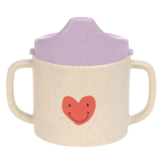 Lassig Sippy Cup - Happy Rascals Heart Lavender