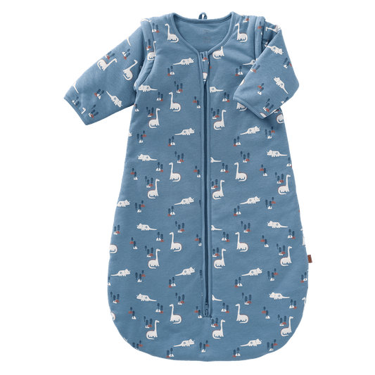 Slaapzak Winter Met Afneembare Mouwen In Interlock Dino - 2,8 Tog