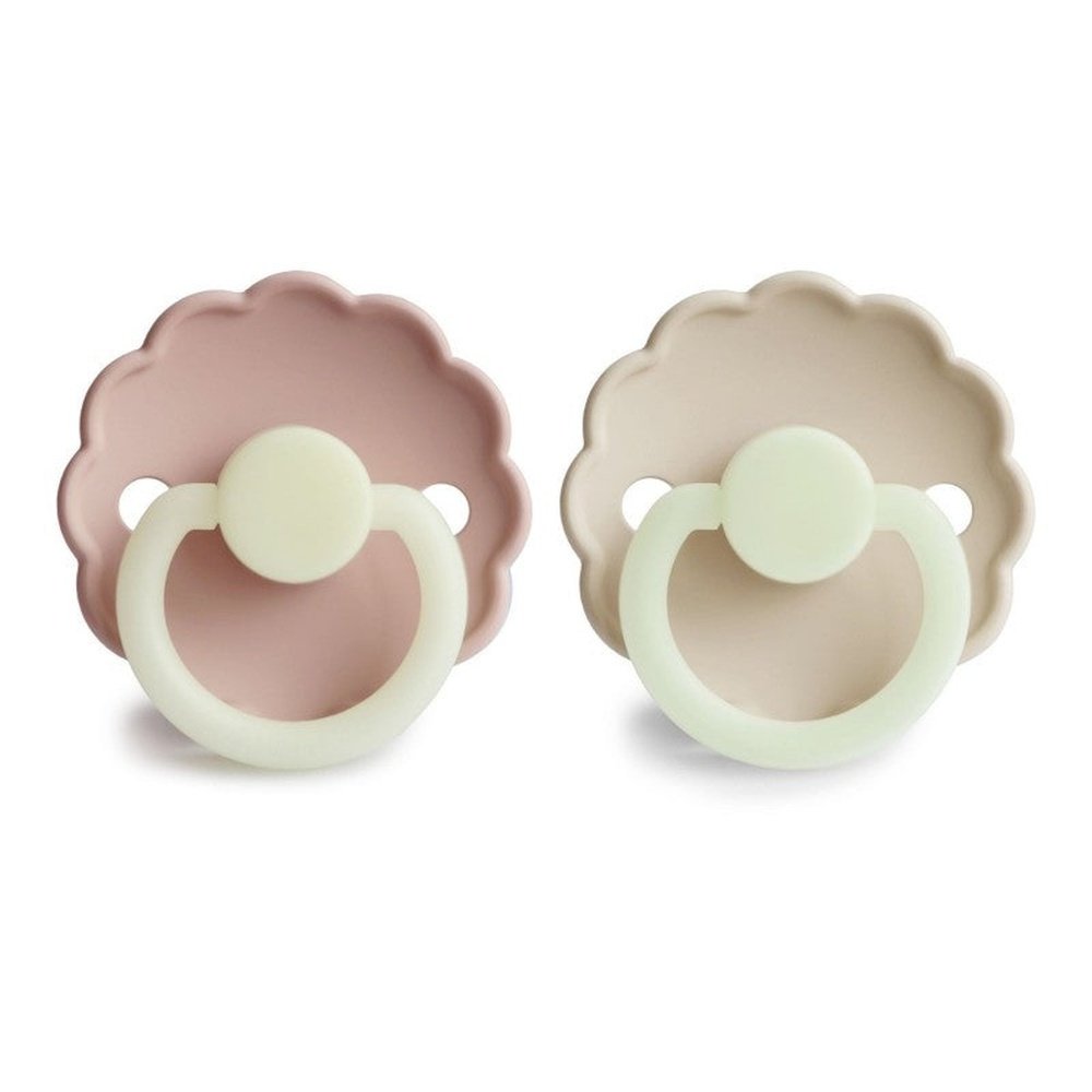 2-PACK DAISY NIGHT SILICONE - CREAM/BLUSH T2