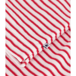 Petit Bateau Korte Katoenen Kinderpyjama Met Rode Streepjes