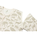 Jollein Baby Winterslaapzak met Afritsbare Mouw 2,5 tot 3,5 TOG - Animals Olive Green