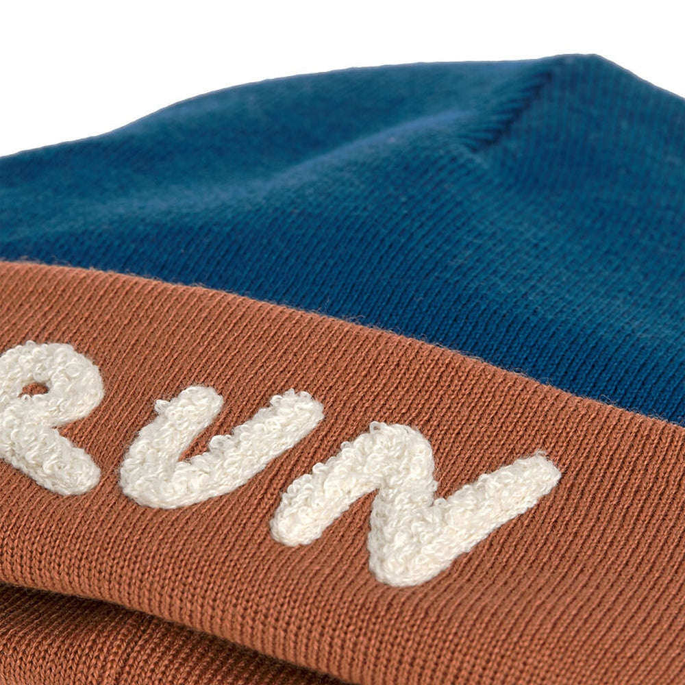 Lässig Beanie Muts Little Gang Run - Brown / Blue