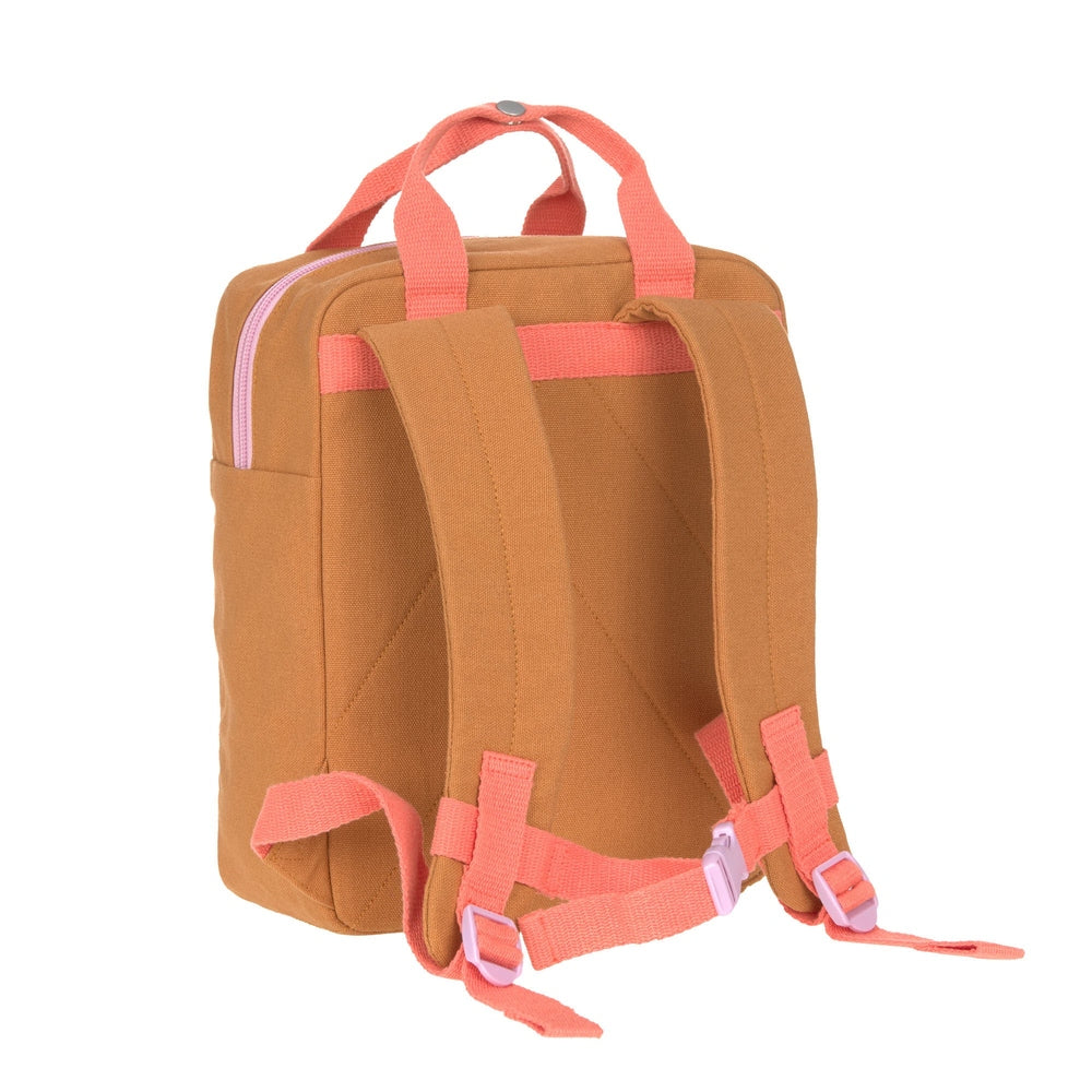 Lässig Rugzakje One & Me Square Backpack SMALL - Caramel