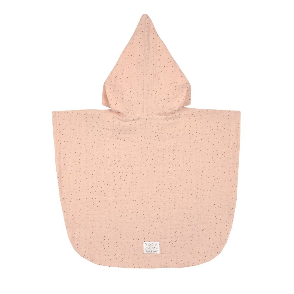 Lässig Tetra Poncho - 24-36 maanden - Dots Peach Rose