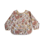 Mushie Slabbetje Met Lange Mouwen - Retro Flowers