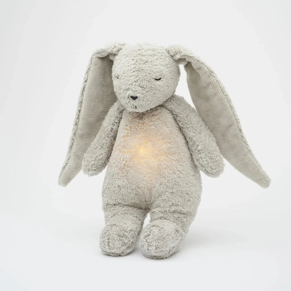 Moonie Konijn The Humming Bunny Organic - Grey Natur