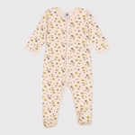 Petit Bateau | Babypyjama Met Geruwde Fleece - Bloemetjesprint