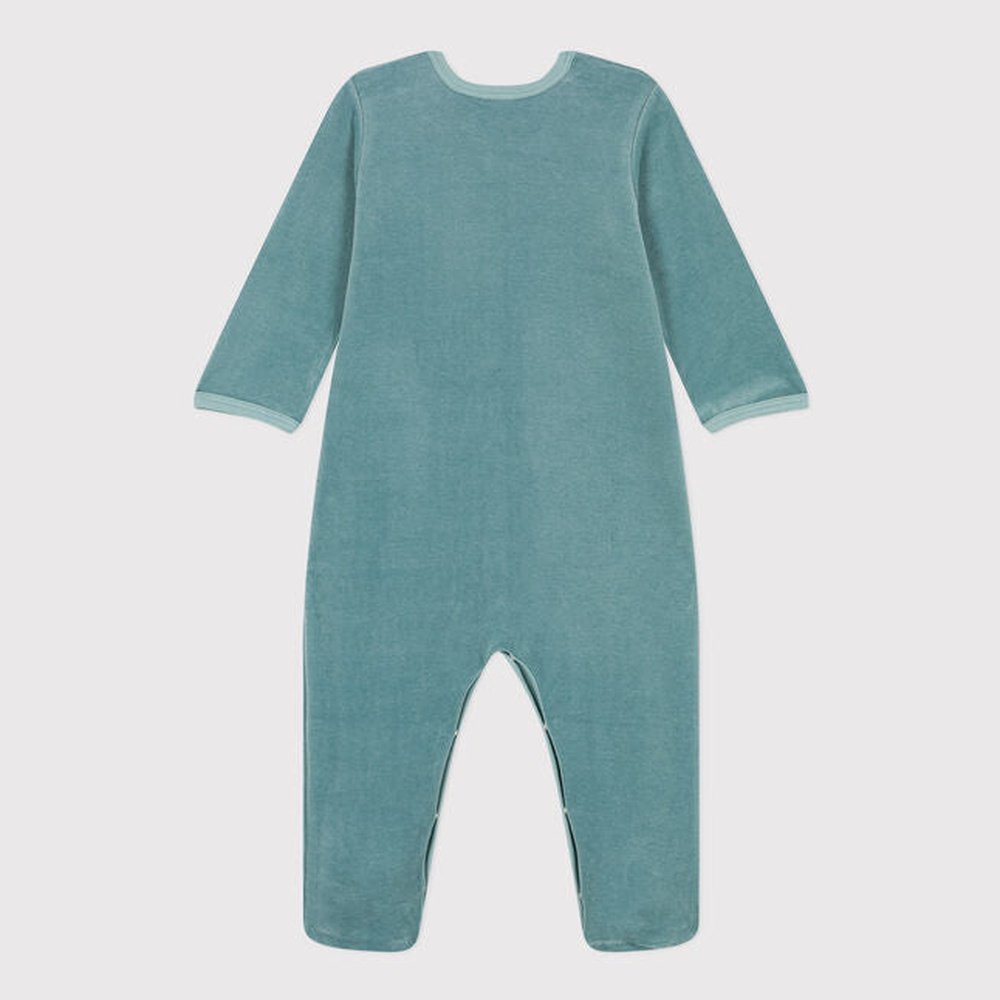 Pyjama bébé en velours à imprimé ours