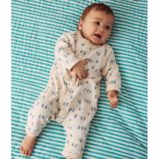 Petit Bateau | Lang Babypakje In Fleece - Kuikentjes