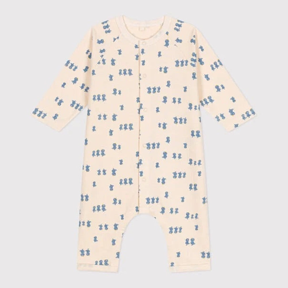 Petit Bateau | Lang Babypakje In Fleece - Kuikentjes