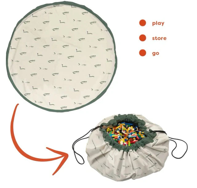 Play & Go Croco Opbergzak en Speelmat