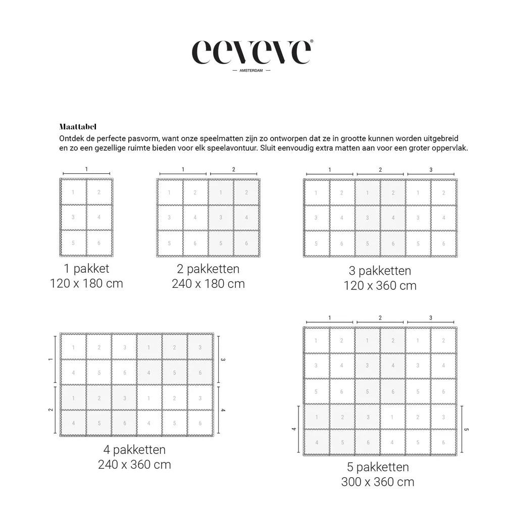 Eeveve Speeltapijt Puzzel Kilim - Sand