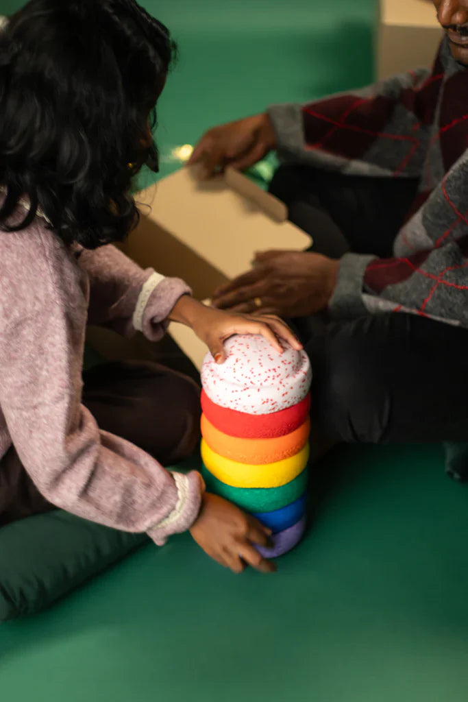 Stapelstein Original Special MINI Rainbow Classic Blush - Limited Edition