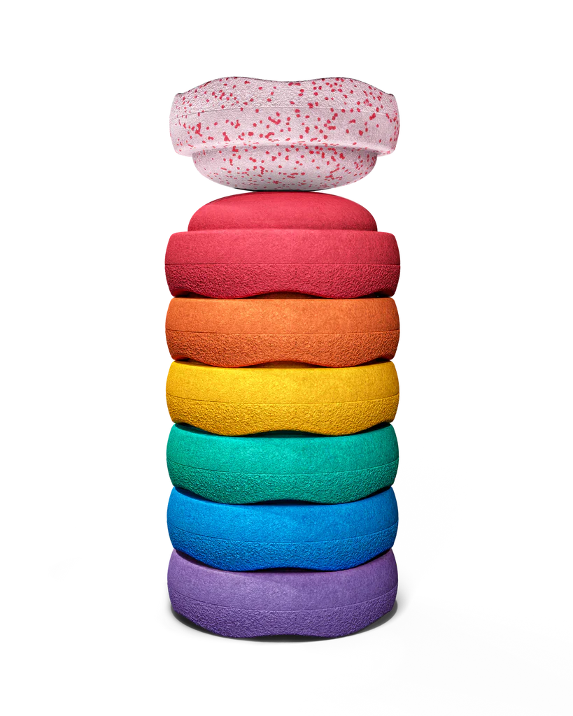 Stapelstein Original Special MINI Rainbow Classic Blush - Limited Edition