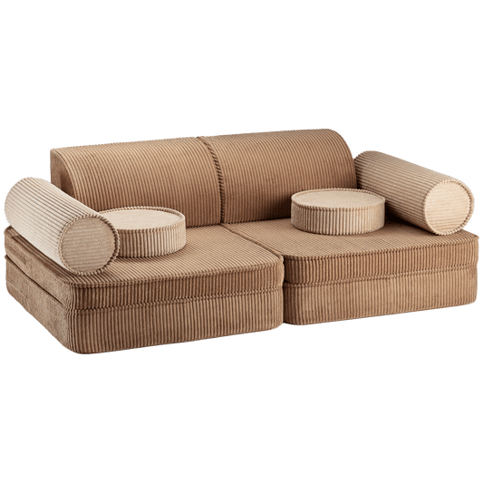 Zetel Set - Toffee Settee