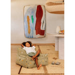 WigiWama Beanbag Chair zitzak - Terrazzo Moss