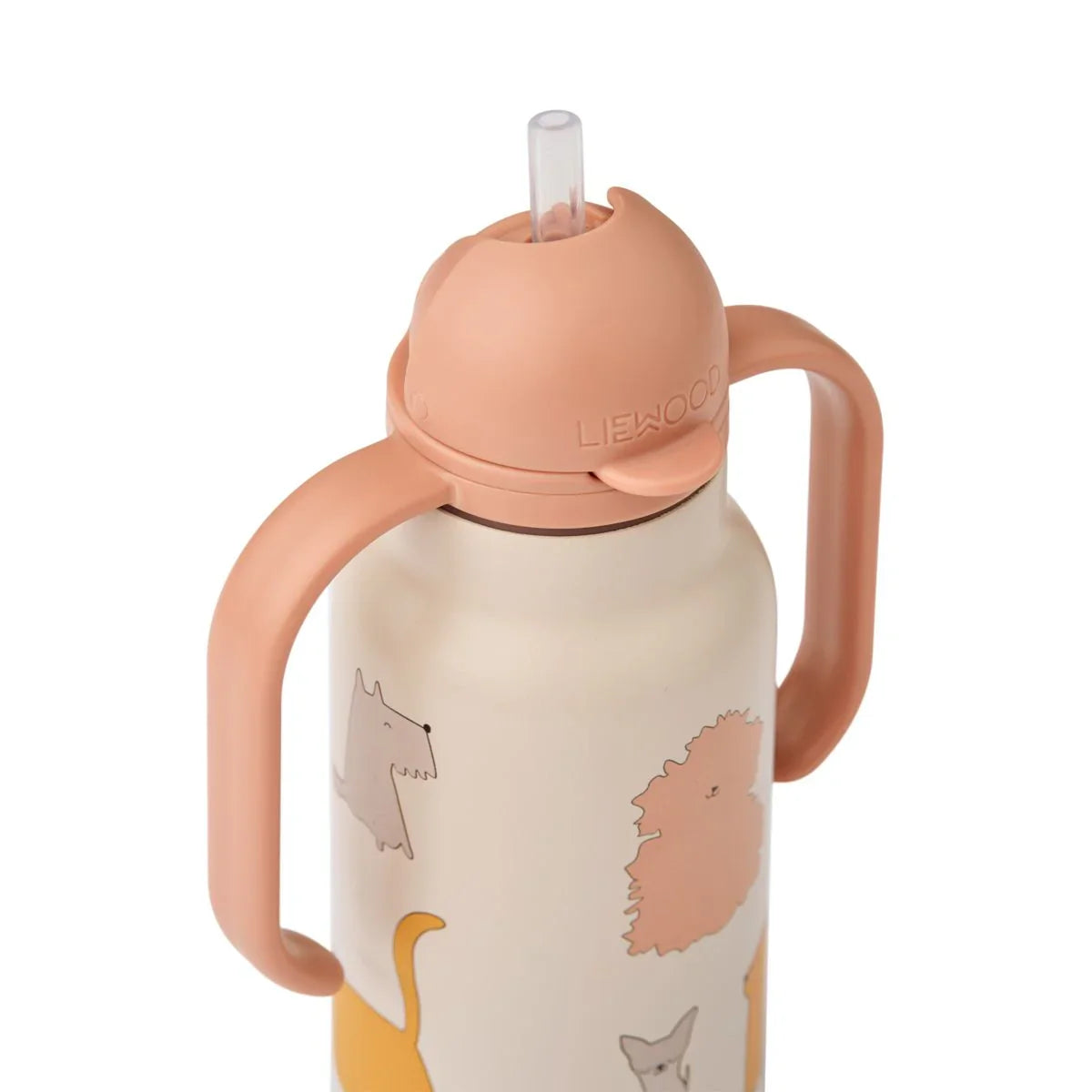Liewood Drinkfles (250ML) - Kimmie - Cats and Dogs / Sandy
