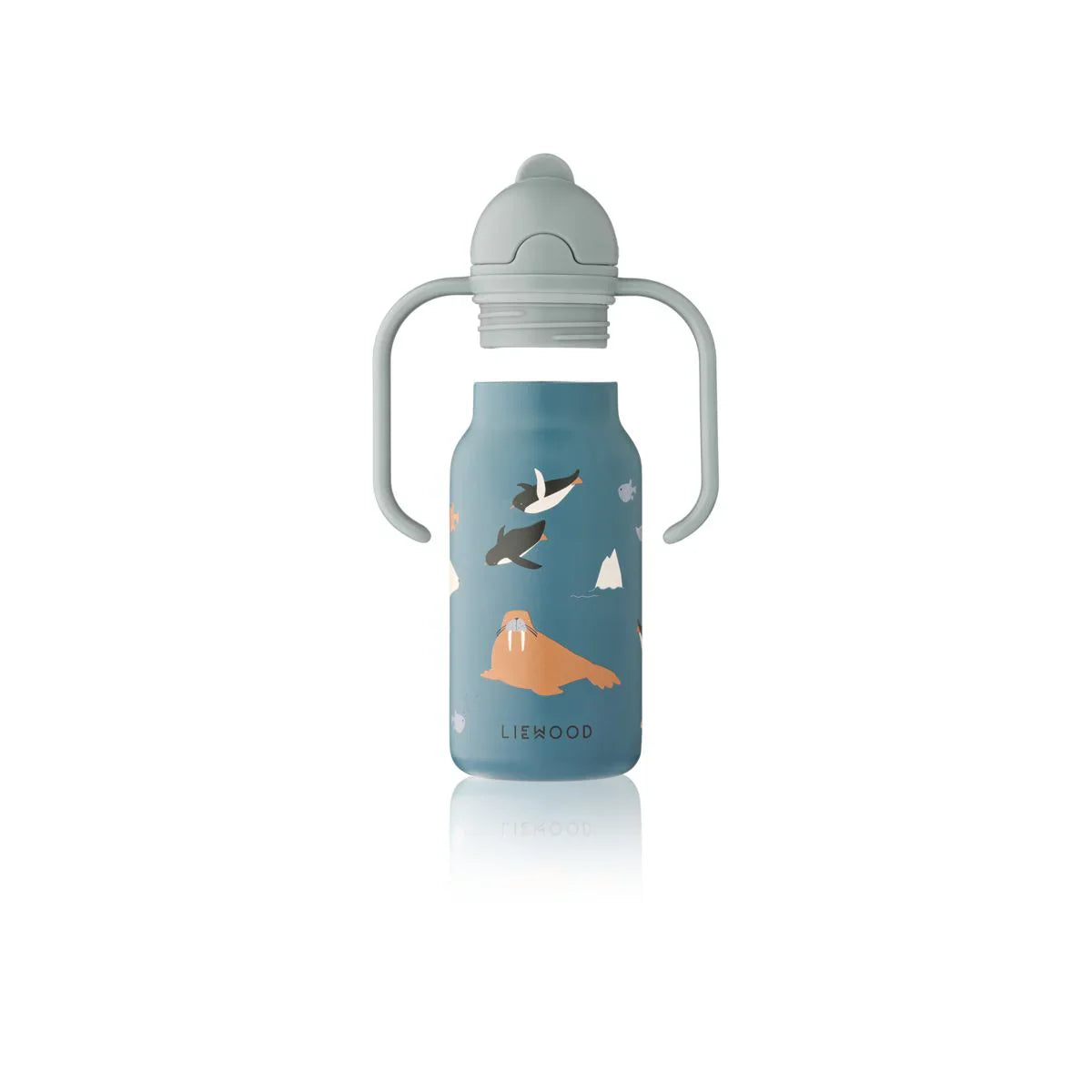 Liewood Drinkfles (250ML) - Kimmie - Arctic Sea /  Ocean view