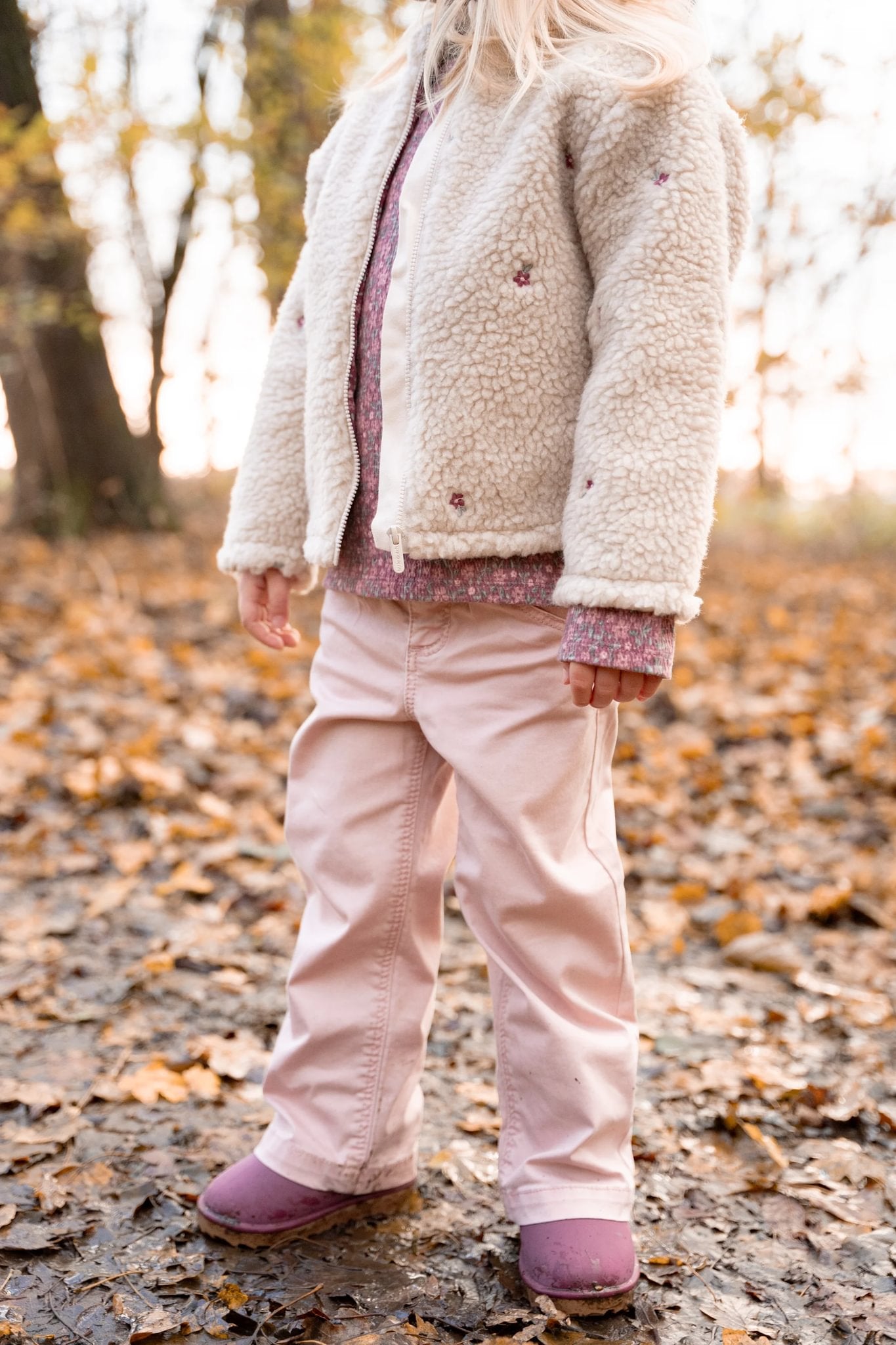 Little Dutch Cardigan - Sand Met Bloemetjes