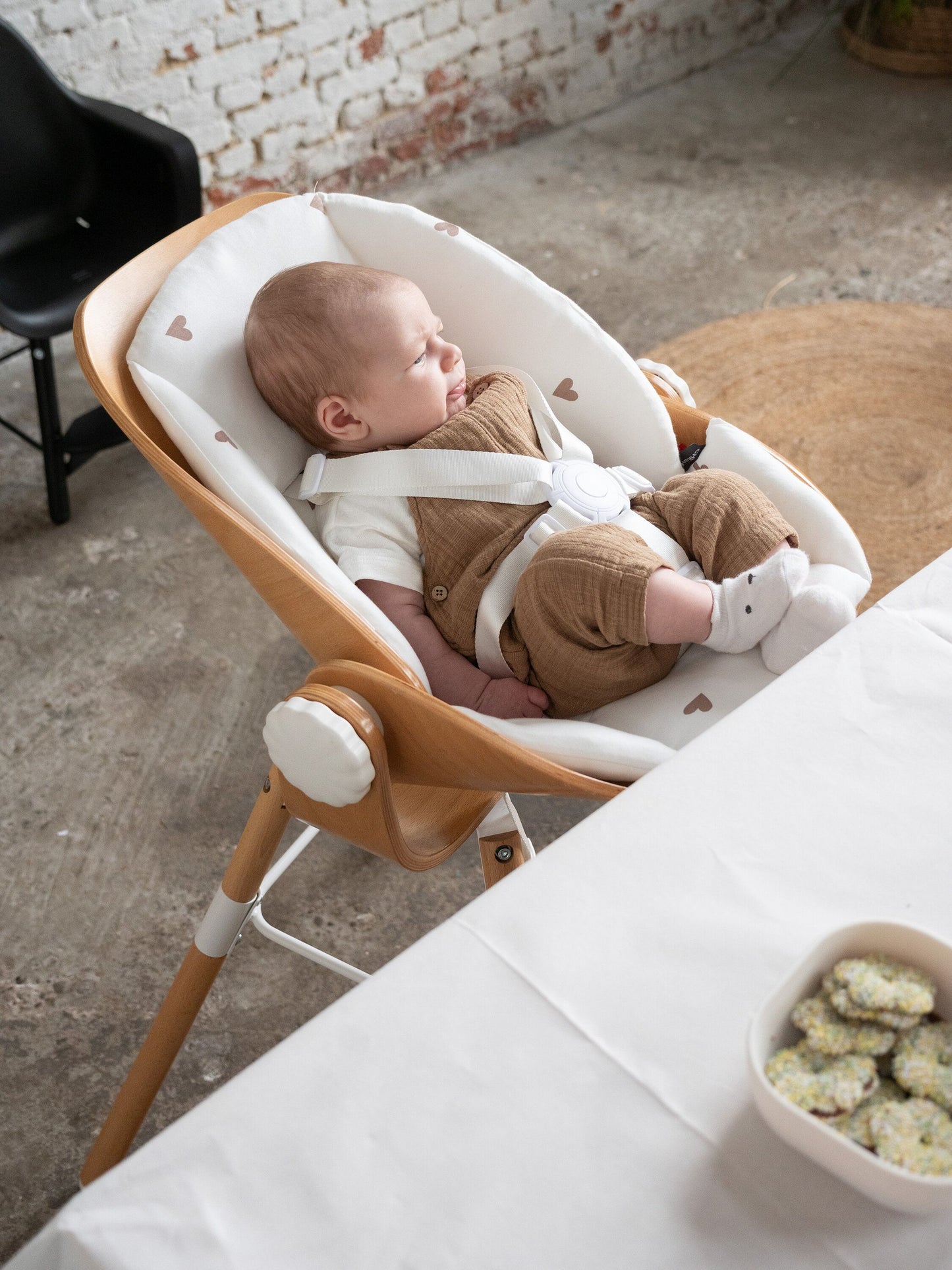 Childhome Evolu Newborn Comfortkussen -  Hartjes