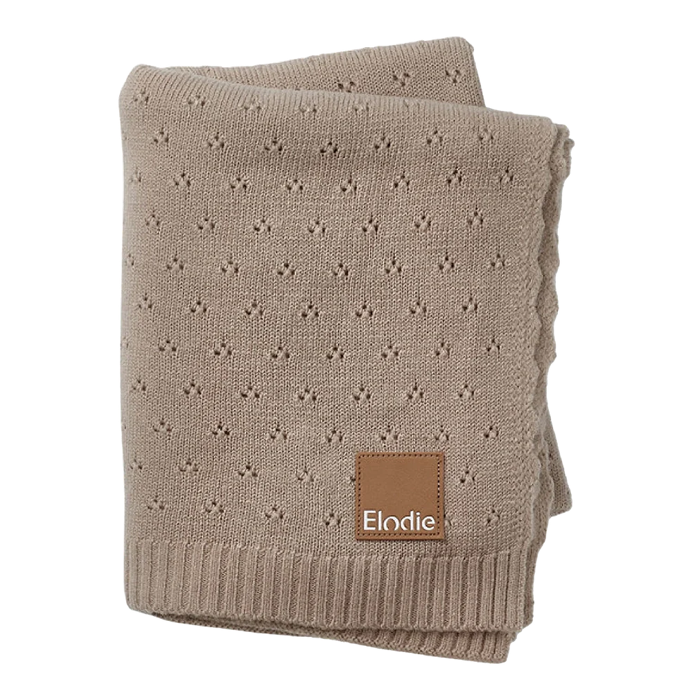 Elodie Details Dekentje Pointelle - Tender Taupe