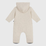 Petit Bateau Effen Gewatteerd Babypakje Met Capuchon En Voetjes