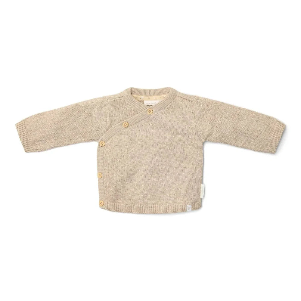 Little Dutch Wrap Cardigan - Beige